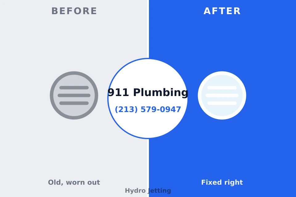 Before and after: plumbing company McCalla, AL